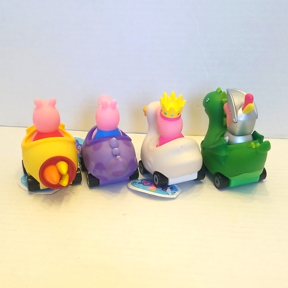 NEW Peppa Pig Mini Buggy Racers Cars Set of 4 by Jazwares - Picture 5 of 8